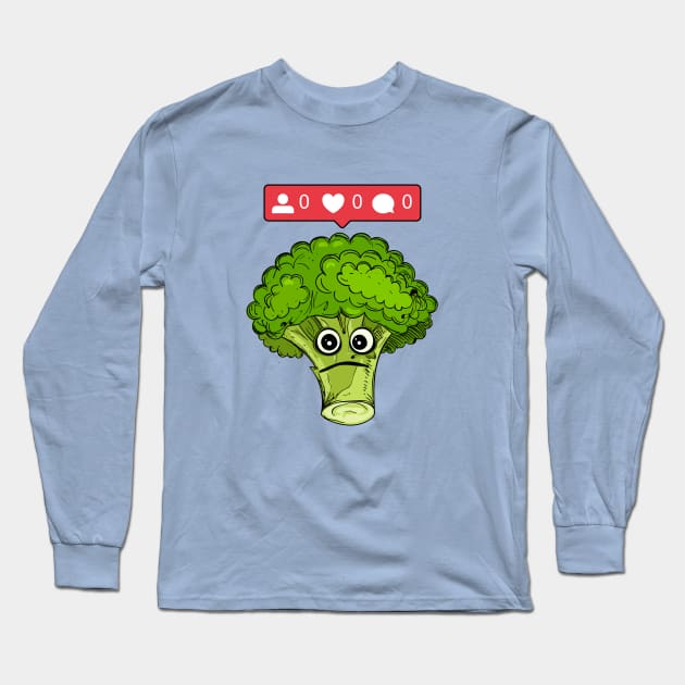 Nobody likes broccoli Long Sleeve T-Shirt by My Happy-Design